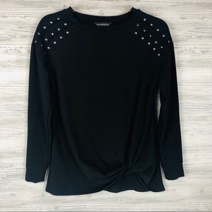 Rock & Republic Studded Sweatshirt, Sz XS